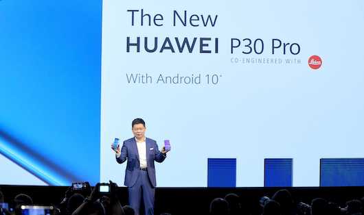 Huawei выпускает новыq смартфон серии P30 